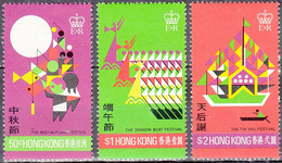 HONG KONG   SCOTT NO 306-8  MINT HINGED   YEAR  1975 - Neufs