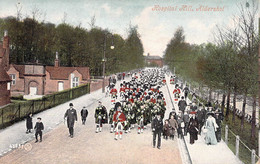 CPA Royaume Unis - Hampshire - Aldershot - Hospital Hill - Valentine's Series - Oblitérée 1906 - Illustration -Colorisée - Altri & Non Classificati