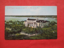Flagler's Residence At Lake Worth. Palm Beach  Florida     Ref 5853 - Palm Beach