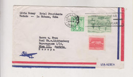 CUBA 1960 HAVANA LA HABANA Airmail Cover To Austria - Poste Aérienne