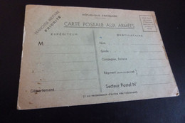 BELLE CARTE DE FRANCHISE MILITAIRE PRIORITE ...CARTE POSTALE AUX ARMEES - Other & Unclassified