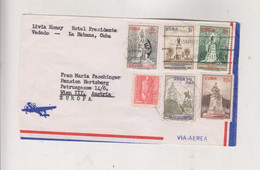 CUBA 1960 HAVANA LA HABANA Airmail Cover To Austria - Poste Aérienne