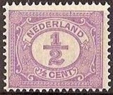 Nederland 1899 NVPH Nr 50 Postfris/MNH Cijfer - Nuovi