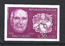 Timbre De France Neuf ** Non Dentelé  Essais De Couleur  N 1553 - Essais De Couleur 1945-…