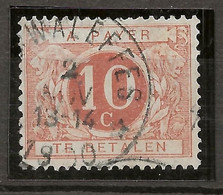 Sterstempel Depot-relais LES WALEFFES 2/1/1900 Op Tx4 - Other & Unclassified