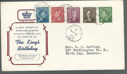 59552) Canada FDC North Bay Postmark Cancel 1949 - ....-1951