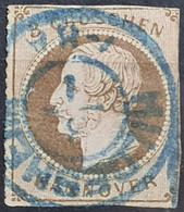 HANNOVER 1861 - Blue Cancel - Mi 19 - 3g - Hanovre