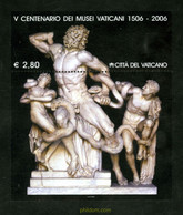 192313 MNH VATICANO 2006 5 CENTENARIO DEL MUSEO DEL VATICANO - Used Stamps