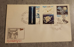 CAMBODIA SPECIAL COVER  ENVELOPPE SPACE - Asien