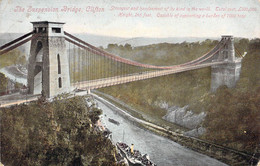 CPA Royaume Unis - Angleterre - Bristol - The Suspension Bridge - Clifton - Valentine's Series - Oblitérée Dawlish 1905 - Bristol