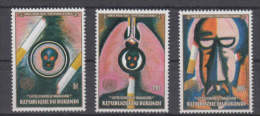 Burundi - 963/965 - Lutte Contre Le Tabagisme - 1990 - MNH - Unused Stamps