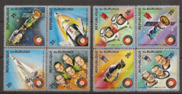Burundi - 664/671 - Apollo Soyouz - 1975 - MNH - Unused Stamps