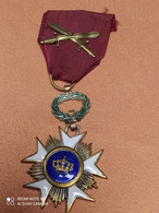 MEDAILLE CHEVALIER ORDRE DE LA COURONNE, BELGIQUE, ORDRE COLONIAL - Belgique