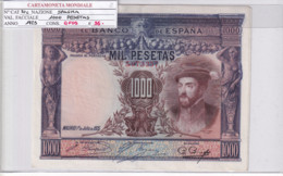 SPAGNA 1000 PESETAS 1925 P70C - 1000 Pesetas