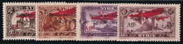 Syrie Poste Aérienne N°34/37 - Neuf * Avec Charnière - TB - Poste Aérienne
