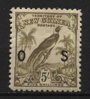NOUVELLE GUINEE 1931 - Y&T Sce 21 Surcharge - Oiseau - Neuf * (MLH) Avec Charniere - Nouvelle-Guinée