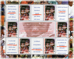 158767 MNH VATICANO 2004 NIÑOS VICTIMAS DEL SIDA - Used Stamps