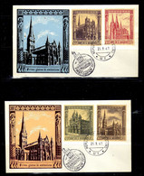 Saint-Marin - 1967-  3 FDC Cathedrales Gothiques - Obliteres - Brieven En Documenten
