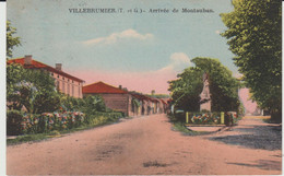 VILLEBRUMIER (82) - Arrivée De Montauban (colorisée) - Bon état - Villebrumier