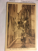 Cpa, Folklore, NICE 06, VIEUX NICE - Niçoise Sur Un âne - RUE DU MALOUAT, Non écrite, éd CAP 263 - Scènes Du Vieux-Nice