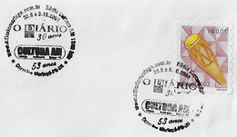 Brazil 2004 Cover With Commemorative Cancel newspaper O Diário The Diary And Radio Cultura Culture AM In Maringá - Briefe U. Dokumente