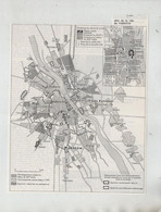 Plan De Varsovie 1962 Destructions Quartier Détruit Endommagé  Industriel Commercial Développement Urbain - Ohne Zuordnung