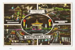Angleterre Essex Greetings From Southend On Sea Night Nuit - Southend, Westcliff & Leigh