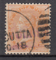 'C' Strike Of Duplex Foreign Mail, JC Type NA, BC 19A(ii) On One Anna British East India Used, Early India Cancellation - 1858-79 Kolonie Van De Kroon