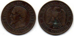 2 Centimes 1855 W Ancre TB - 2 Centimes