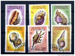 Comores  :  Yv  19-24  (o)  Coquillages   ,   N4 - Used Stamps