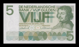 Holanda Netherlands 5 Gulden Joost Van Den Vondel 1966 Pick 90a SC UNC - 5 Florín Holandés (gulden)