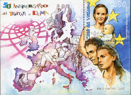 221029 MNH VATICANO 2007 CINCUENTENARIO DEL TRATADO DE ROMA - Used Stamps