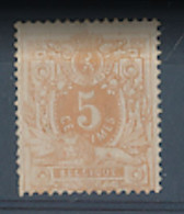 TIMBRE STAMP ZEGEL BELGIQUE  TRES BEAU No 28A  X CÔTE 100 EUROS - Kopstaande [KP] & Tussenpanelen [KT]