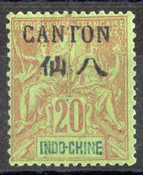 Canton Timbre-poste N°23*  Neuf Charnière Cote 30€00 - Nuovi