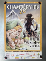 Affiche Festival BD De Chambéry 2002 - Ill. De Chéret : Rahan - Rahan