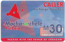 Lesotho - Vodacom - Mocha-o-chele M30, Exp.17.05.2004, GSM Refill 30M, Used - Lesotho