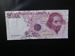 ITALIE : 50 000 LIRE  28.10.1985  P 113a / CI 86 BS 605 * / P 113a    TTB ** - 50.000 Lire