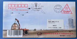 China Space 2022 Shenzhou-13 Manned Spaceship Landing Cover, Jiuquan Center - Asia