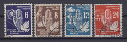 DDR 276-279 Frieden 6 Pf, 8 Pf, 12 Pf, 24 Pf Gestempelt /4 - Otros & Sin Clasificación