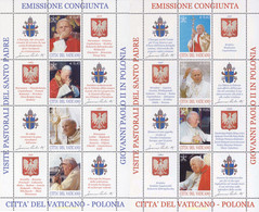 158674 MNH VATICANO 2004 VISITA DE SS EL PAPA JUAN PABLO II A POLONIA - Used Stamps