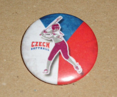 SOFTBALL - CZECH SOFTBALL ASSOCIATION TEAM BADGE - CSA - Uniformes, Recordatorios  & Misc