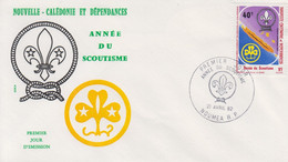 Enveloppe  FDC  1er  Jour    NOUVELLE  CALEDONIE    Année  Du  SCOUTISME   1982 - Andere & Zonder Classificatie