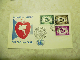 Belgique Belgie Fdc 1090/1092  Gestempelt Oblitéré Bruxelles ( 1959 ) Le Coeur Het Hart - 1951-1960