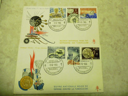 Fdc Belgique Belgie 1960 Metiers D'arts    / Fdc Z/s 1163/1168 Kunstambachten Perfect Parfait Brussel Bruxelles - 1951-1960