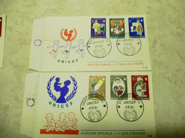 Fdc Belgique Belgie 1960 Unicef  / Fdc  1153/1158  Bruxelles Brussel - 1951-1960