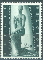 BELGIUM - 1957 - MNH/***LUXE - TACHE BLANCHE A LA GAUCHE DU COU - COB 1024 Luppi V8 - Lot 25474 - Other & Unclassified