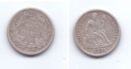 U.S.A. 10 Cents 1883 - 1837-1891: Seated Liberty