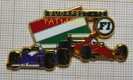 PAT14950 F1  BUDAPEST  95 1995 WILLIAMS RENAULT  FERRARI  Cartouche Noir Rond Blanc En Version ZAMAC - F1