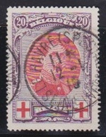 Belgie  .   OBP    .   134     .     O        .    Gestempeld     .   /   .   Oblitéré - 1914-1915 Red Cross