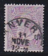 Belgie  .   OBP    .    52       .     O        .    Gestempeld     .   /   .   Oblitéré - 1884-1891 Leopoldo II